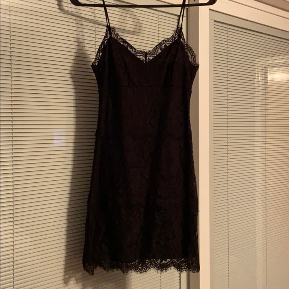 Top shop black mini dress